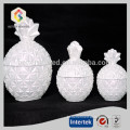 Spray White Crystal Pineapple Glass Jar
